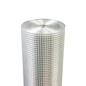 60inx100ft 1/2 in 19 Gauge Hardware Cloth Welded Cage Wire Chicken Fence mesh Rolls Square Chicken Wire Netting Raised Garden Rabbit Fence Snake