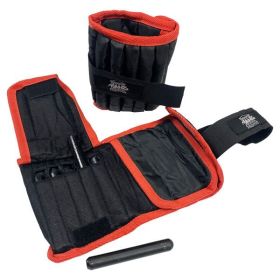 Pair of Adjustable Ankle/Wrist Weights Can Be Adjusted Weight Size - 2 x Weight Wraps Leg and Hand Weights For Walking Running Exercises - Adjust